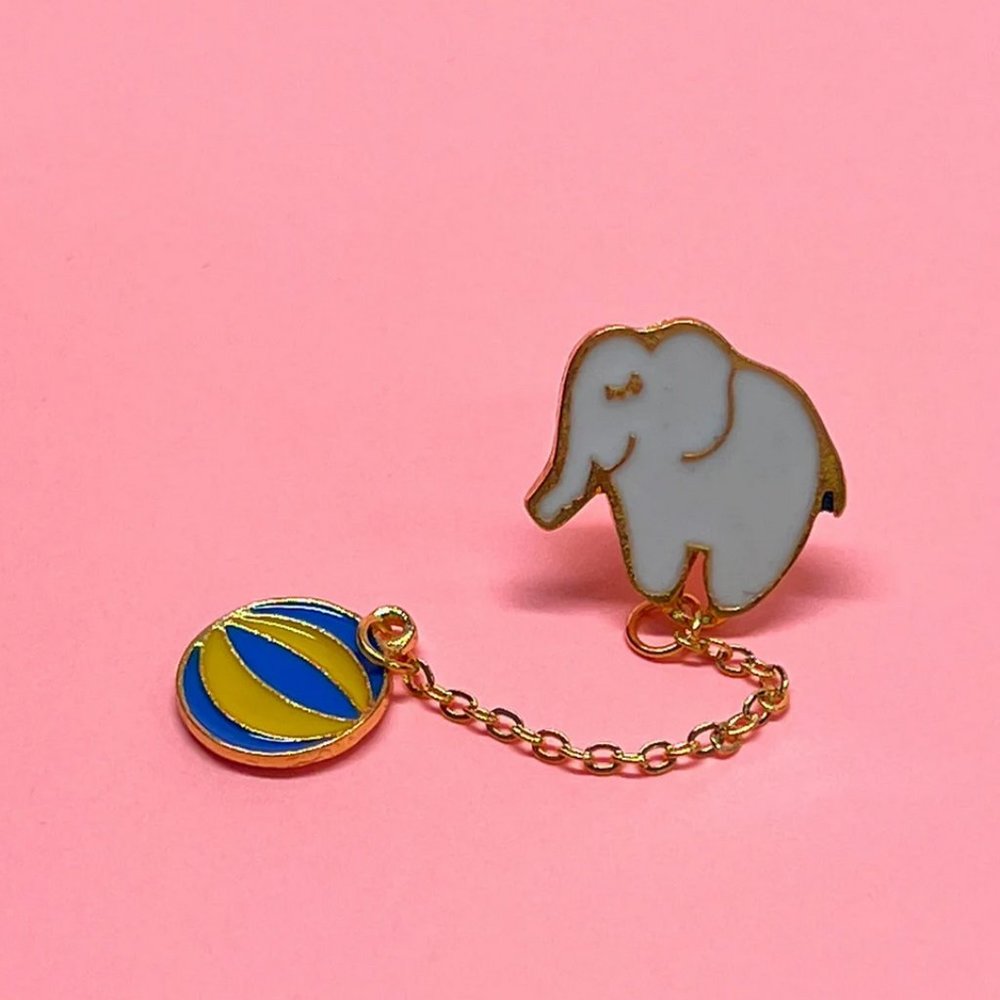Elephant Enamel Pin